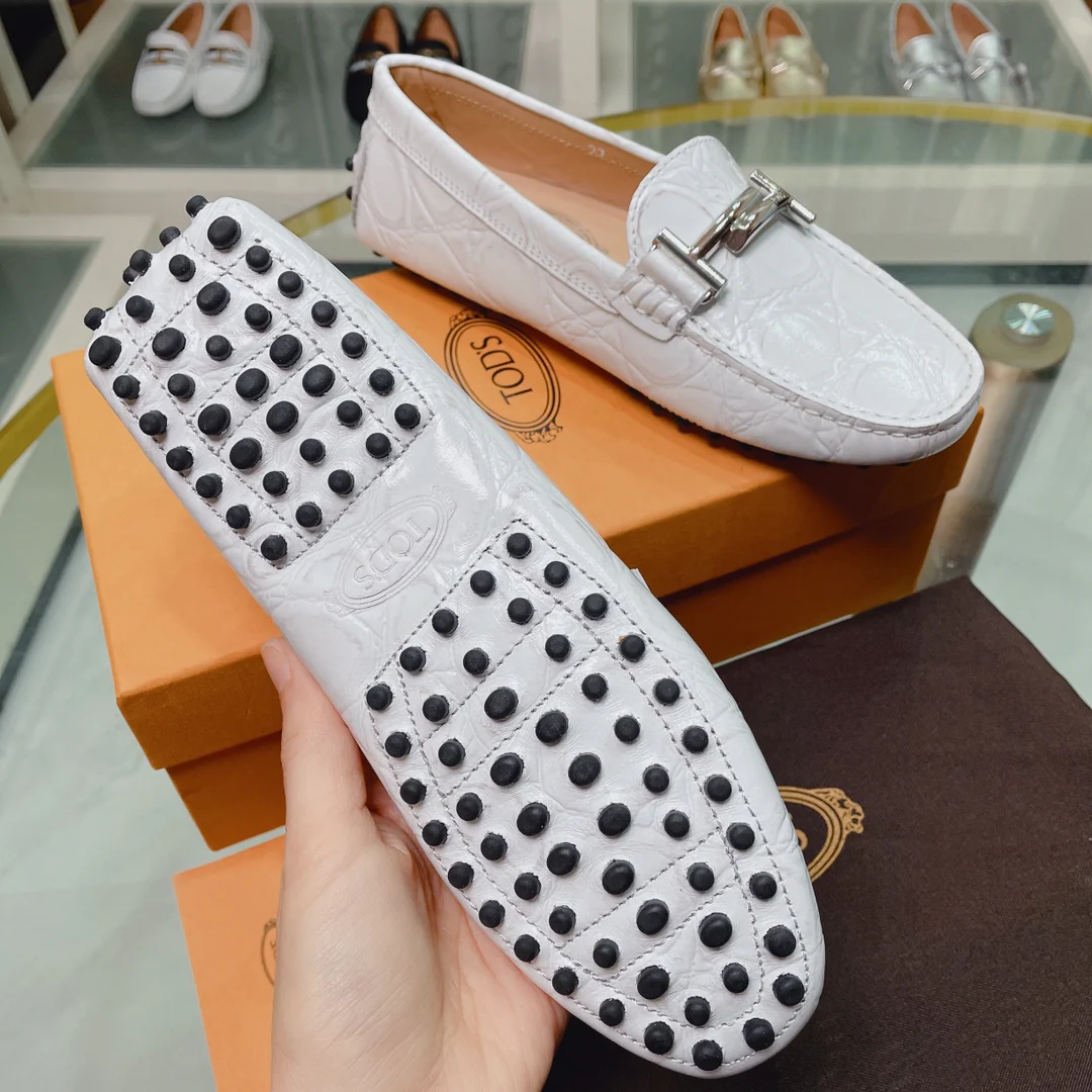 Tods - Дублет из узорчатой ??кожи - Лоферы - Туфли без шнурков