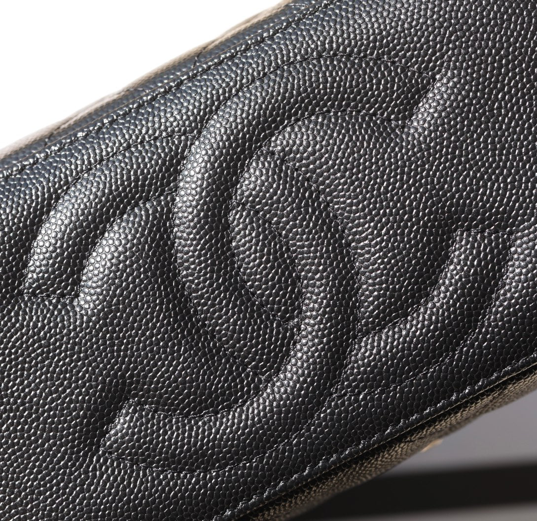 Chanel 25c - Маленькая коробочка в форме шара для переноски - Черная