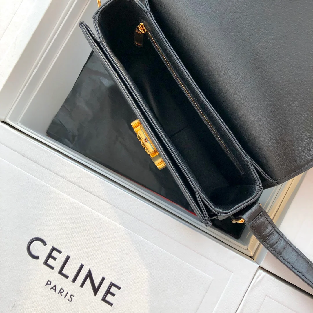 Сумка Celine Triomphe из телячьей кожи - подростковая - 18 - 5 см - 1