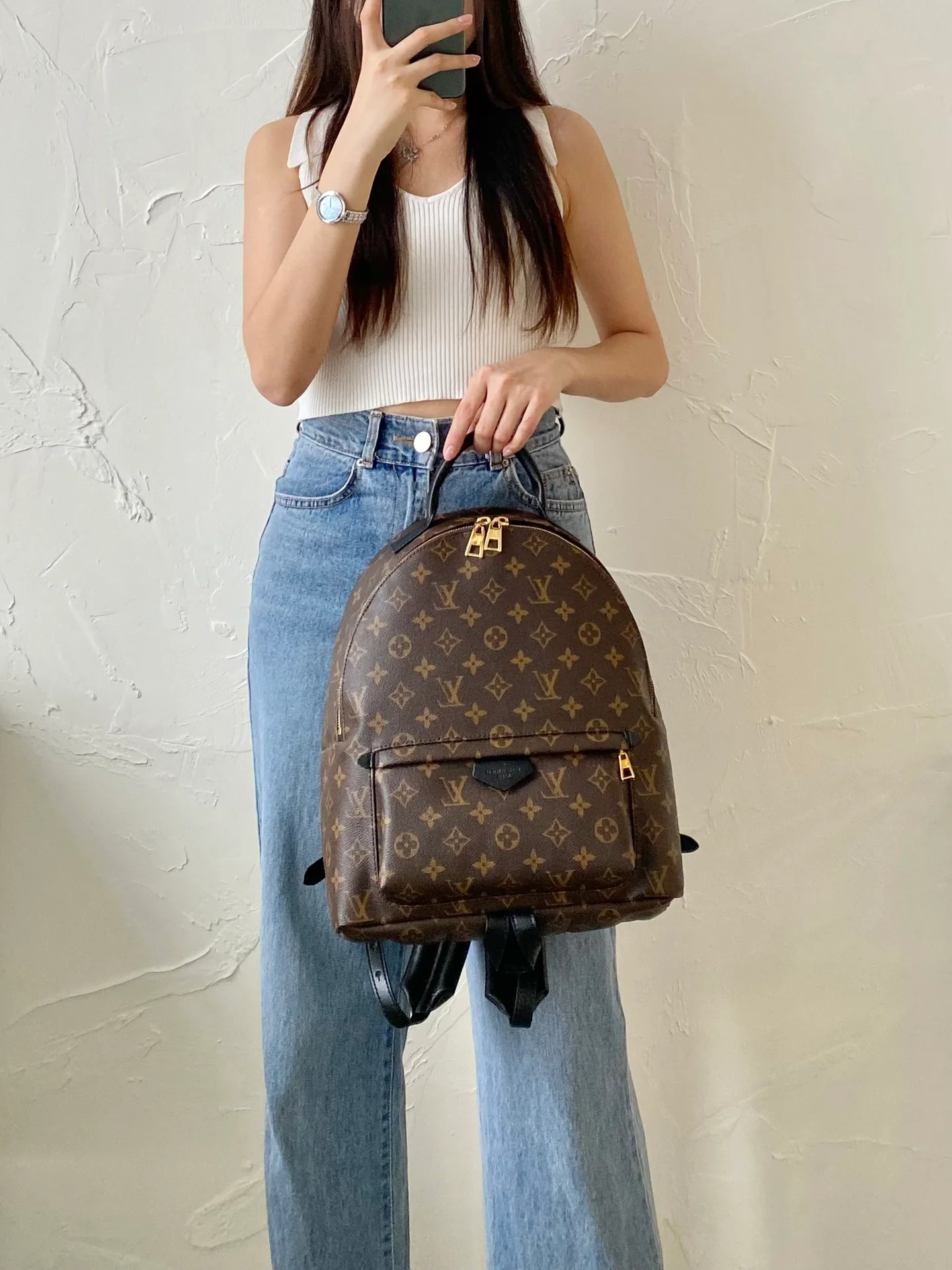 LV-m44874-palm-springs-mm рюкзак-коричневый