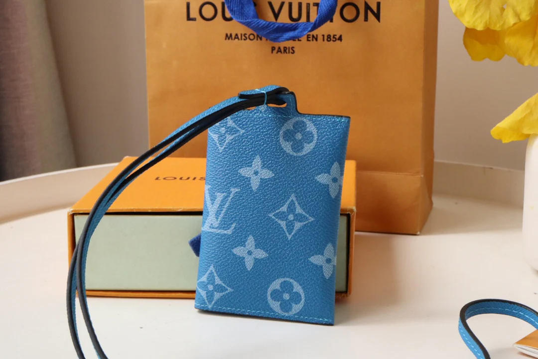 LV-m83153 - Держатель для визитных карточек в стиле Lane - Королевский синий
