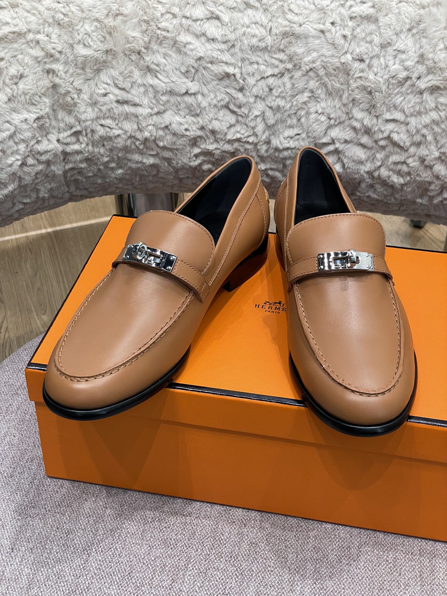 Классические лоферы Hermes Kelly - 2 шт.