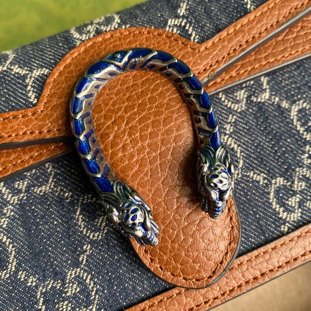 Gucci-Dionysus Supre Mini-丹宁系列牛仔帆布