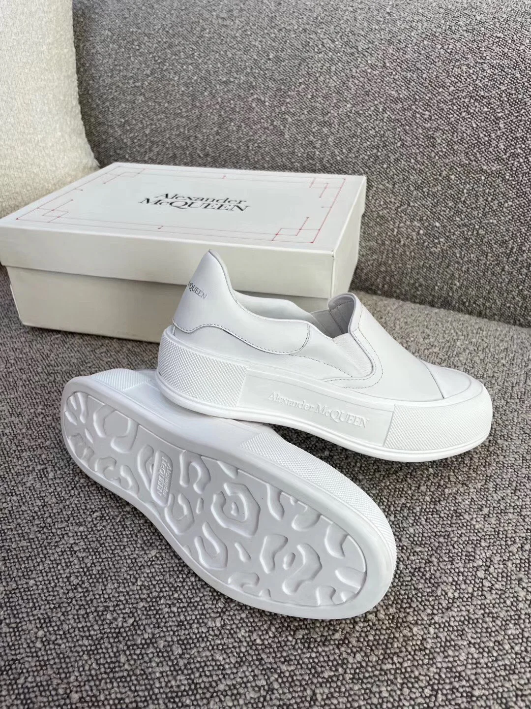 McQueen - Белые кроссовки - Лоферы