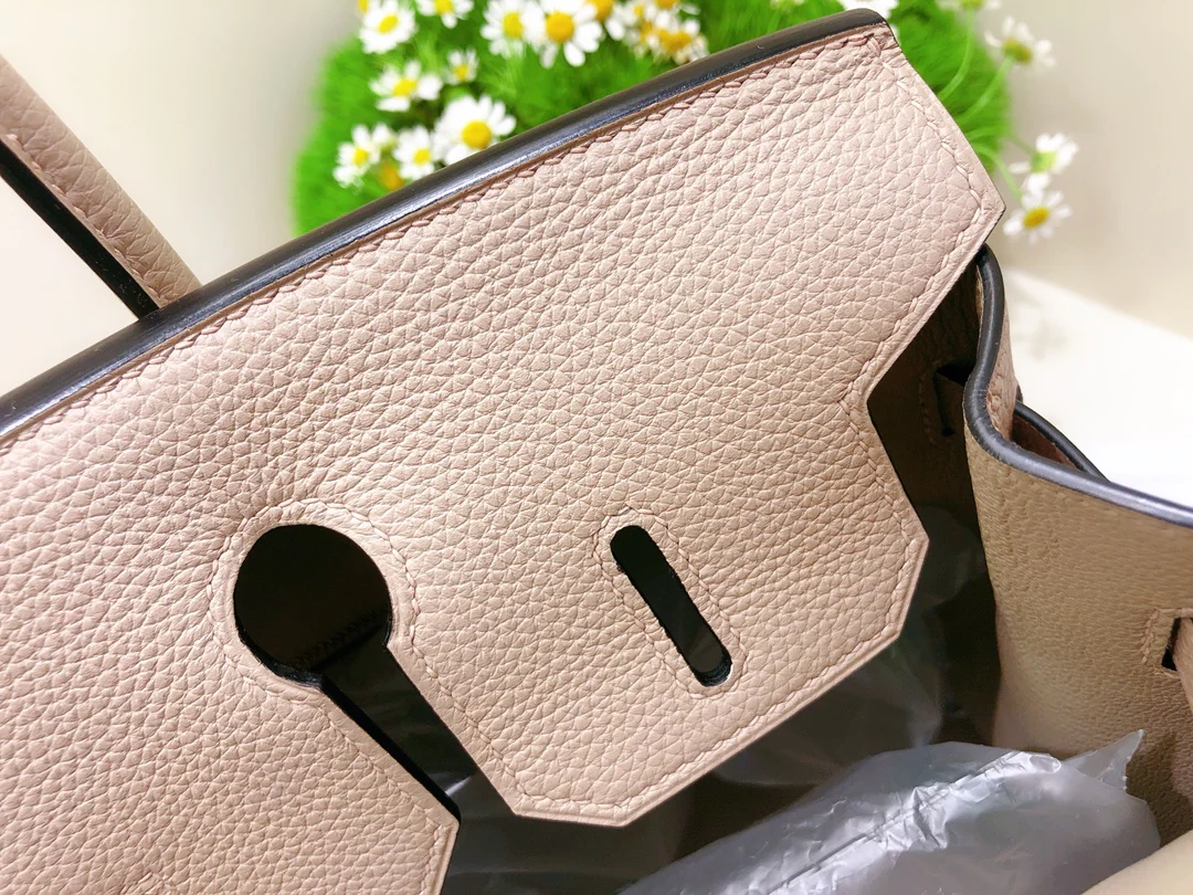 Hermes Birkin 30 Togo - Голубино-серый - Пряжка из розового золота