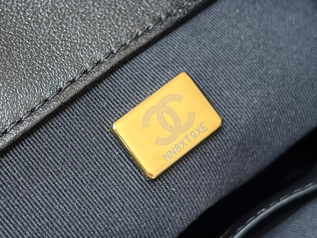 Chanel - Рюкзак с двумя карманами - Черный