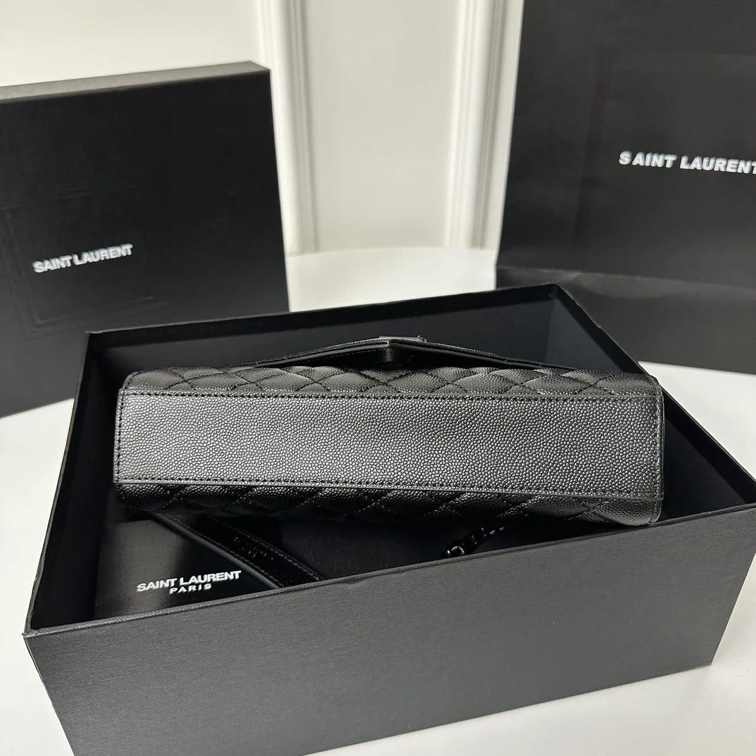 Конверт YSL, маленький, черный