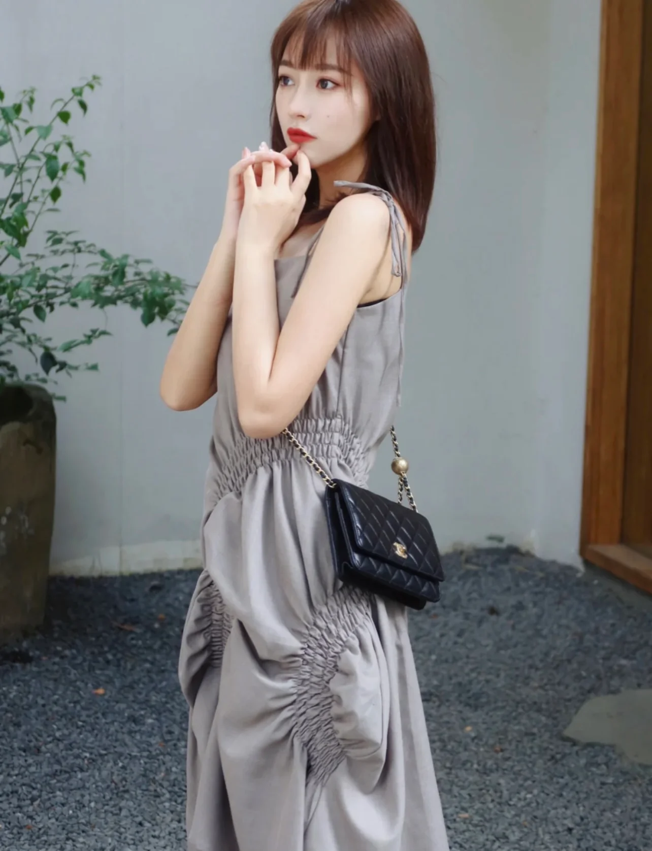 Chanel - Golden Ball WOC - Овечья кожа - 2