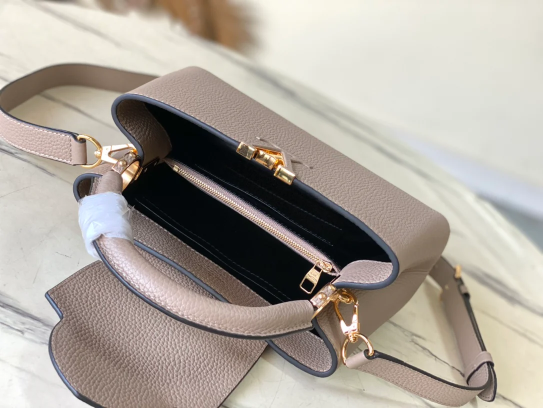 LV-m24736-capucinesbb маленькая сумочка-серая