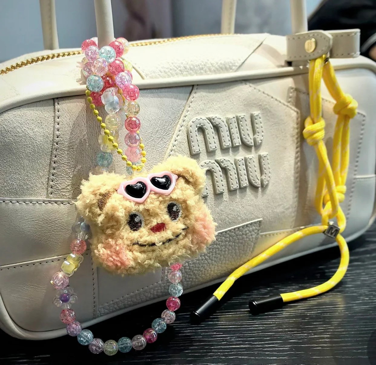 Miu Miu 520 Limited Edition - Кожаная сумка-боулинг в стиле пэчворк - Носите и делитесь