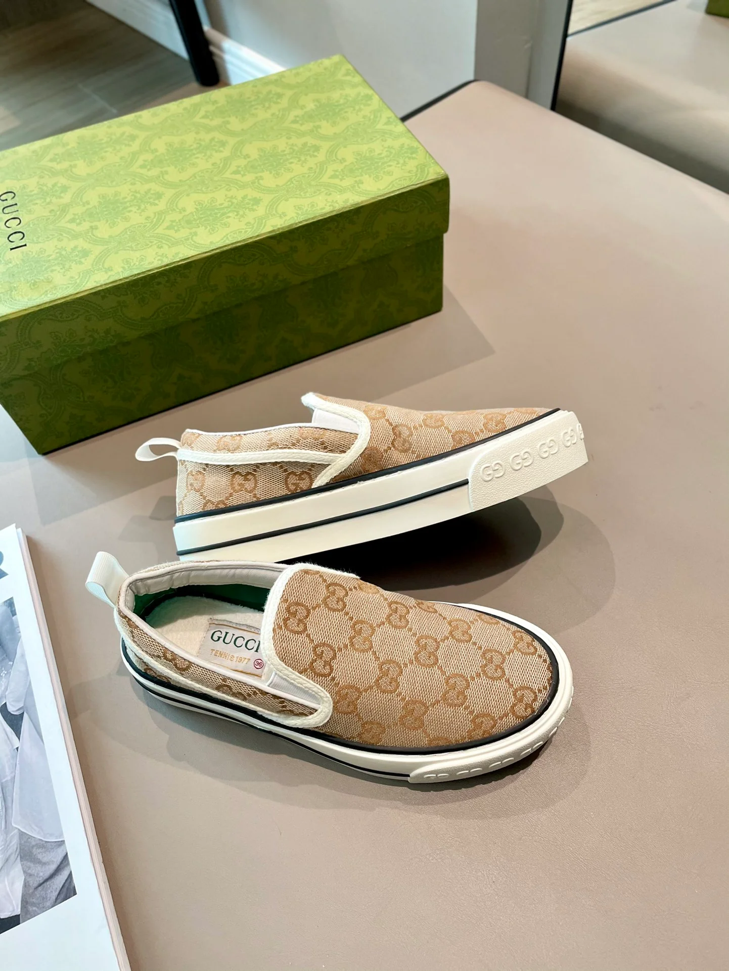 Кед Gucci из парусины - 2