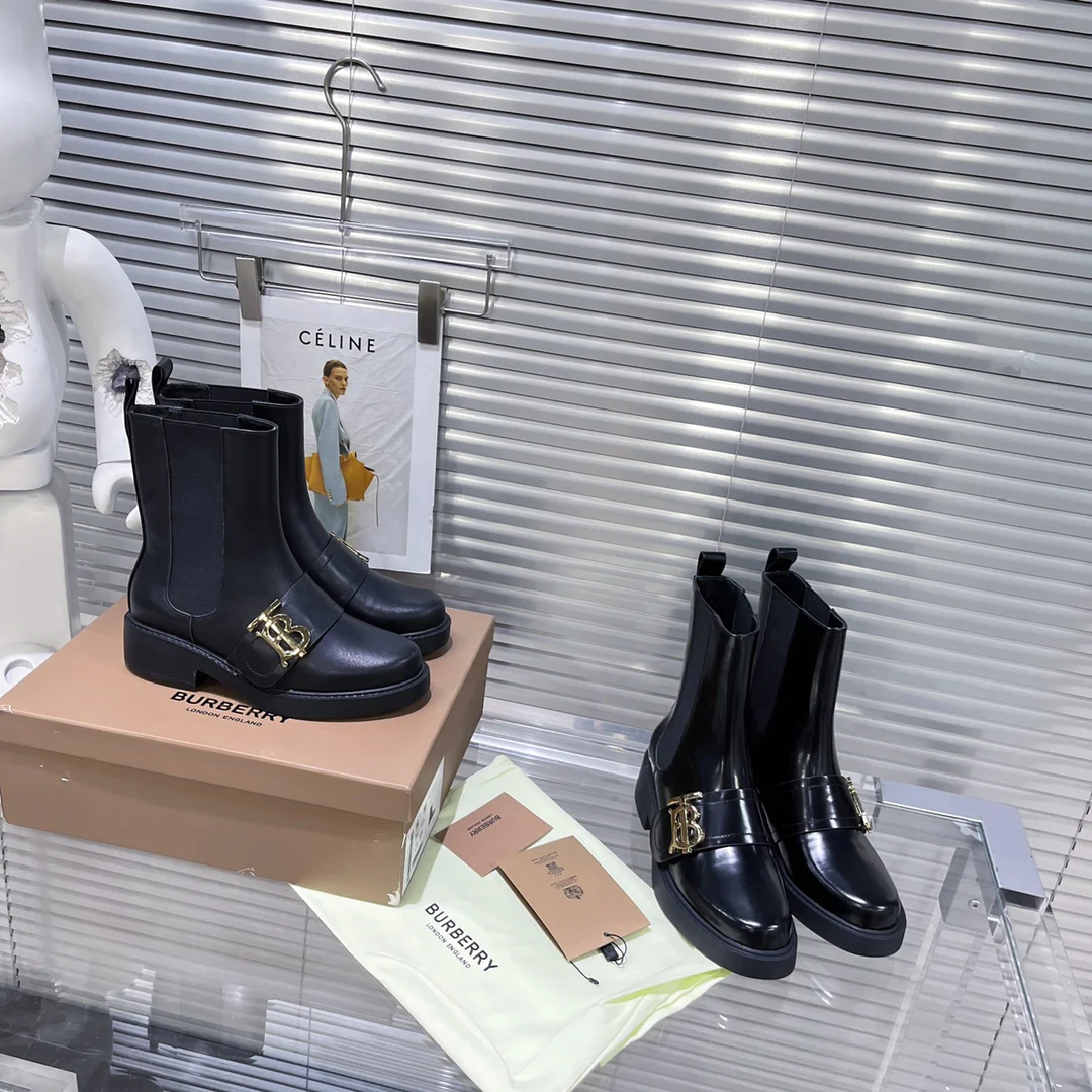 Ботинки-челси на платформе из коллекции Burberry осень/зима 2022