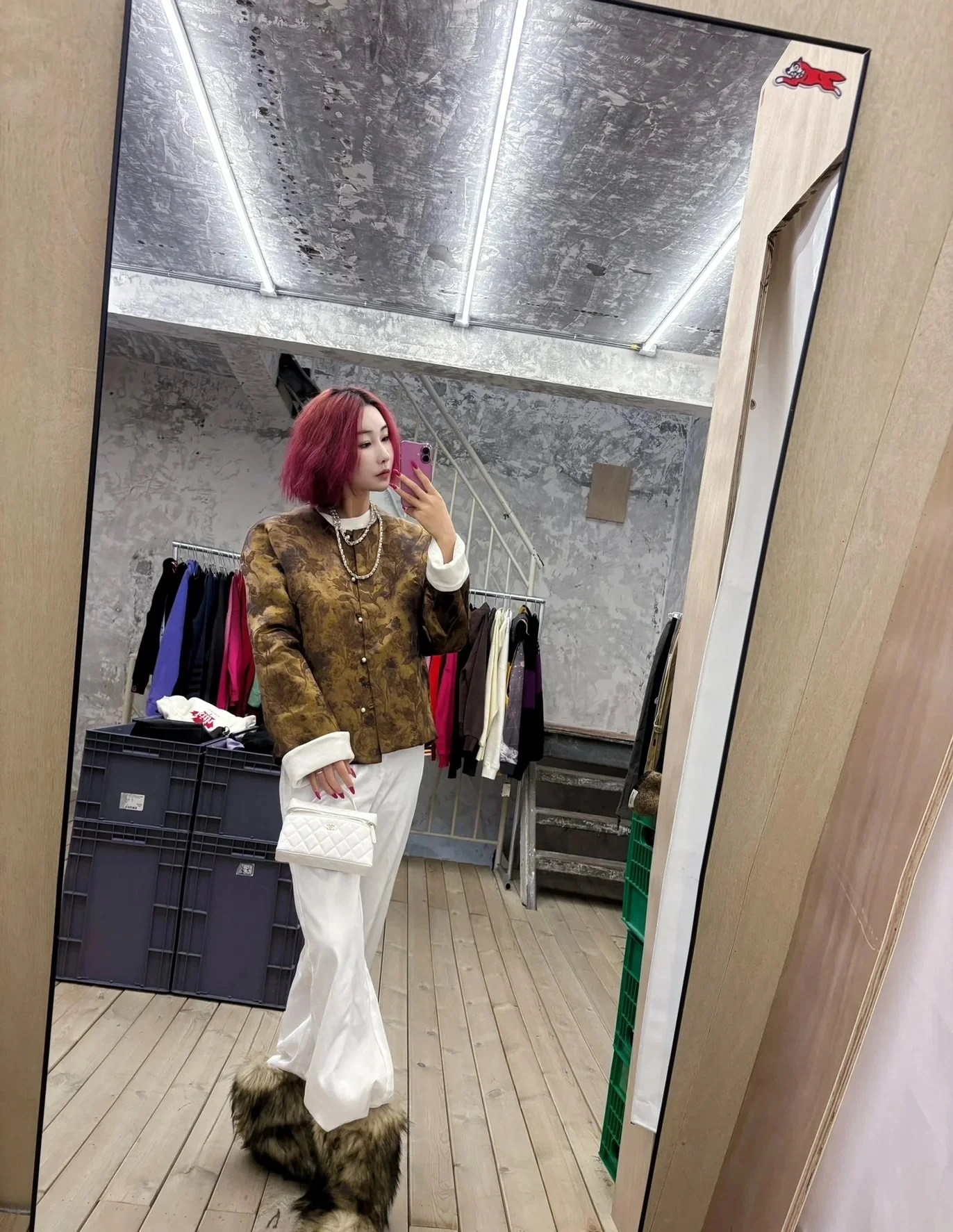 Сумка для ланча Chanel 25c-LP - белая