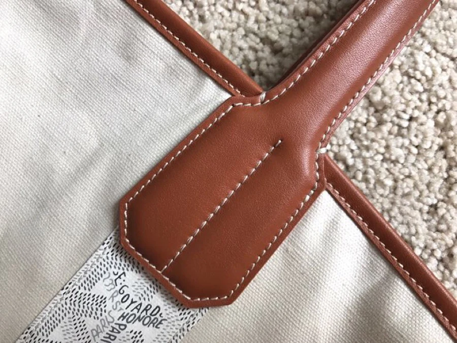 Новинка 2018 года от Goyard - в стиле Сунь Цзяня - двусторонняя пляжная сумка - белая