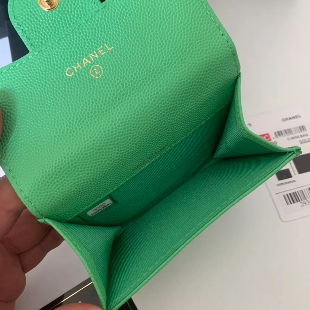 Однослойный держатель для карт Chanel Classic CF