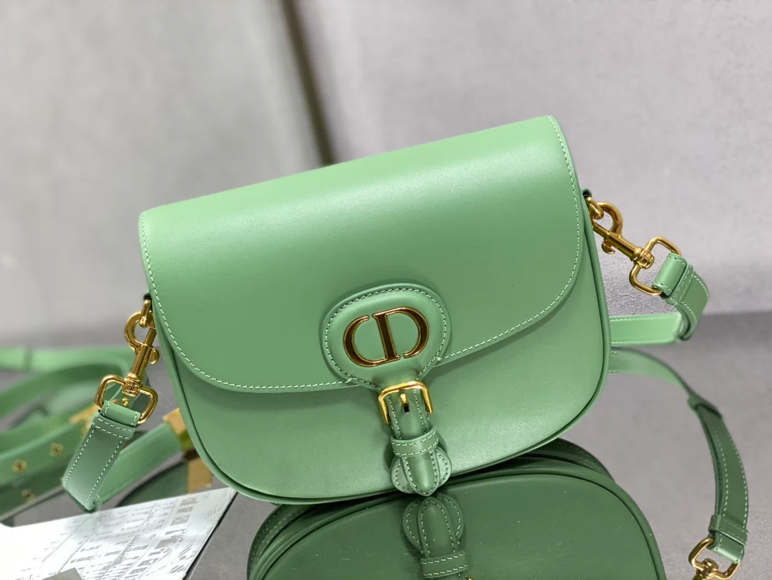 Dior Bobby Medium 22cm Мятно-зеленая кожа