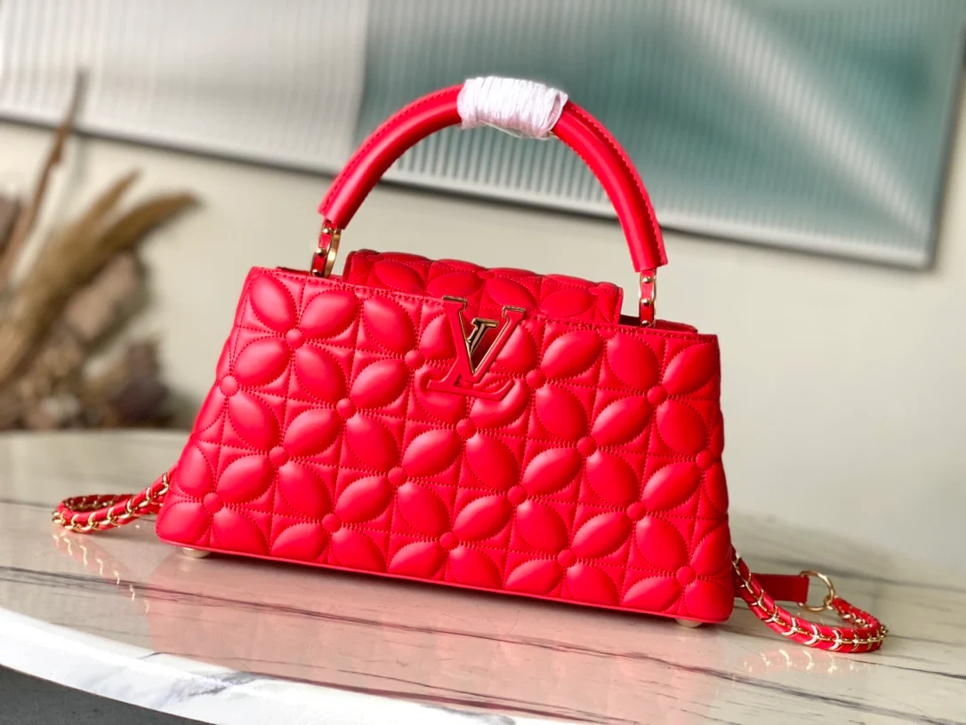 Маленькая сумка LV Clover Chain - красная