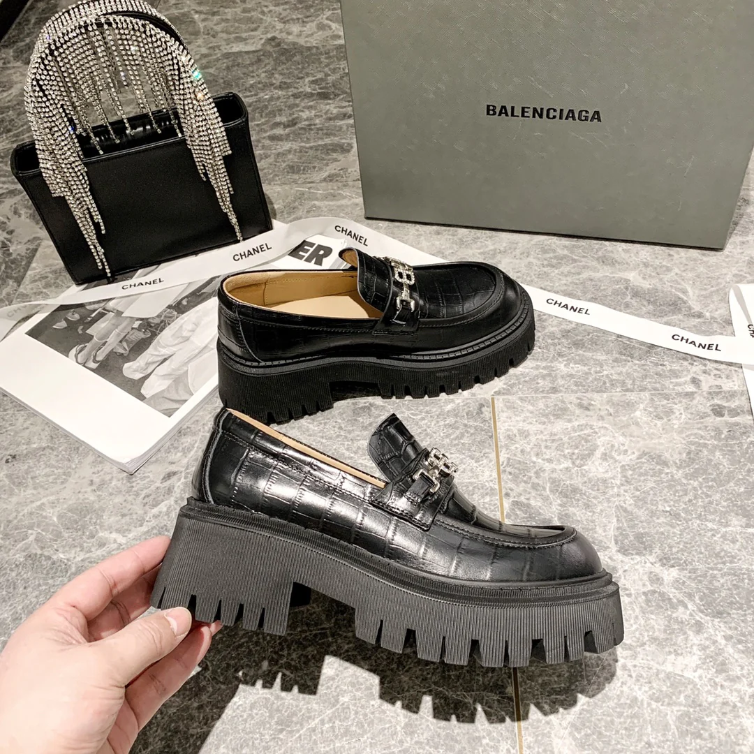Balenciaga - Туфли на платформе - Лоферы