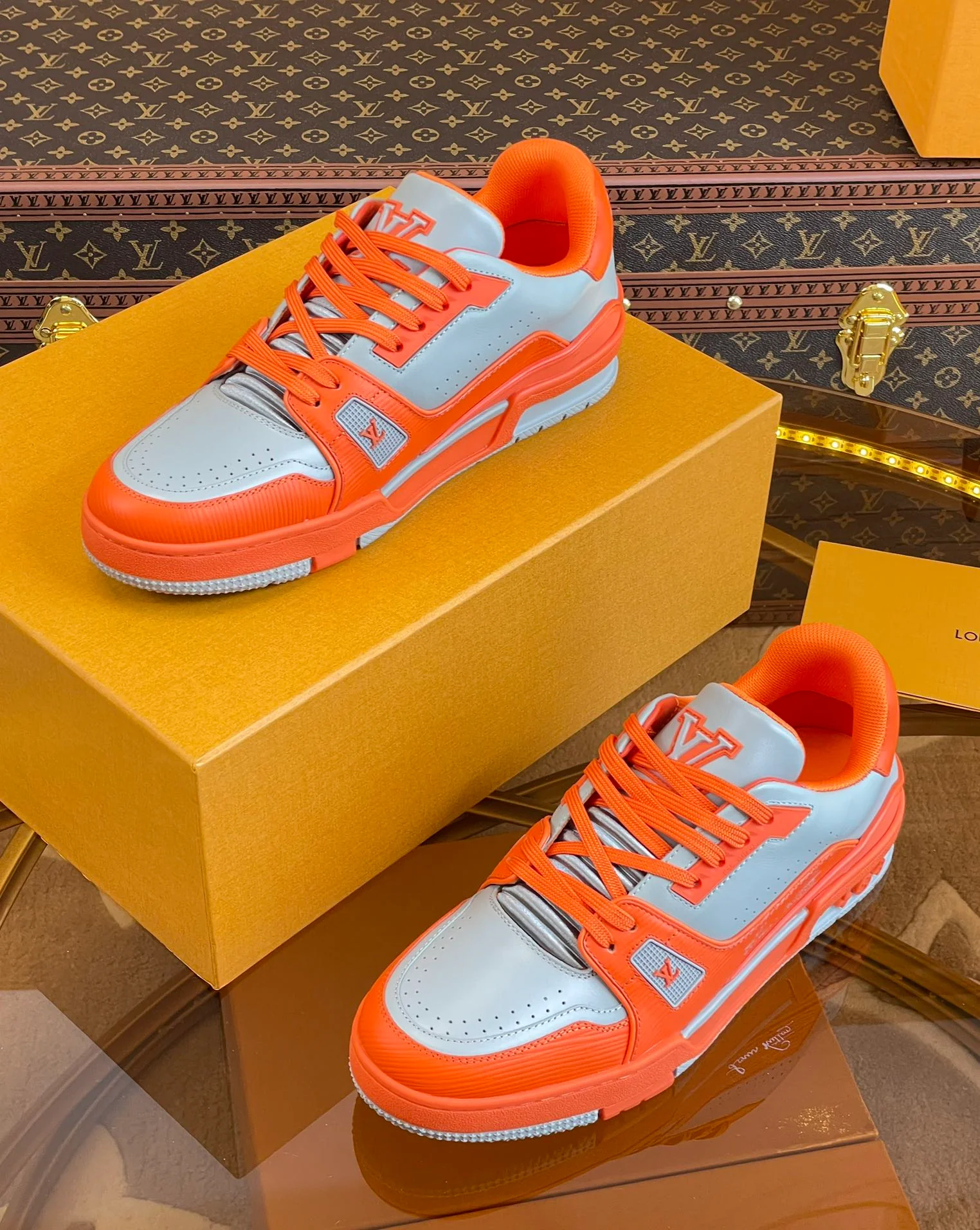 LV - Баскетбольные кроссовки на липучках - Серия кроссовок - Парный стиль - 1