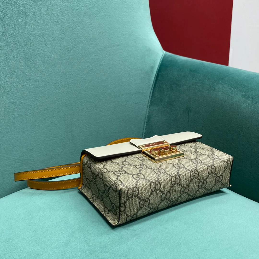 Замок Gucci - Теплый желтый - 18-5-11 см