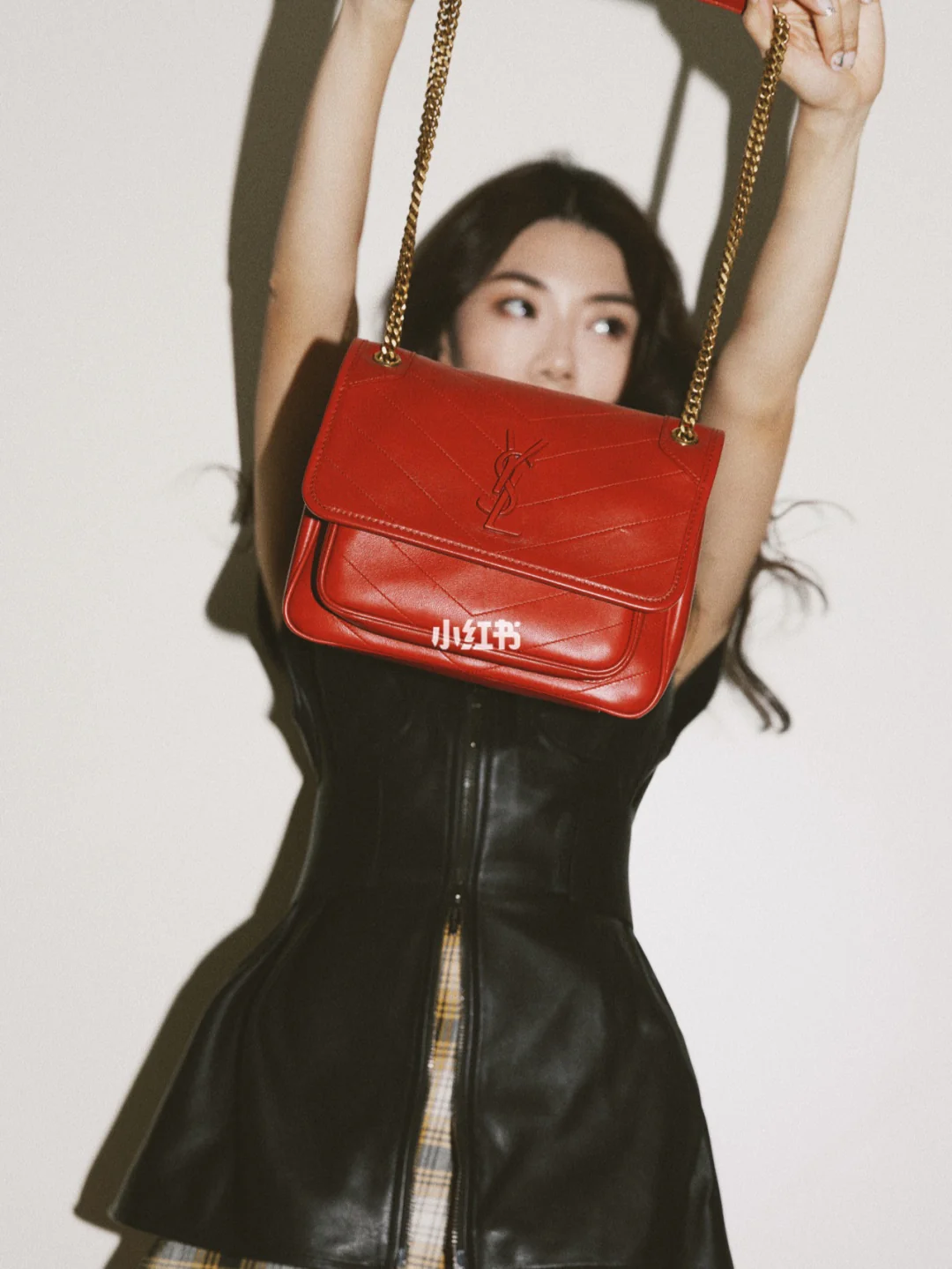 YSL-niki-Red Outfit Sharing