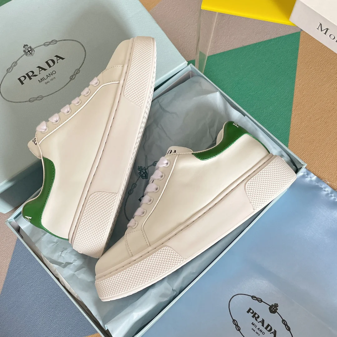 Prada - Новинки ранней весны 2022 года - Повседневные туфли на платформе - 8