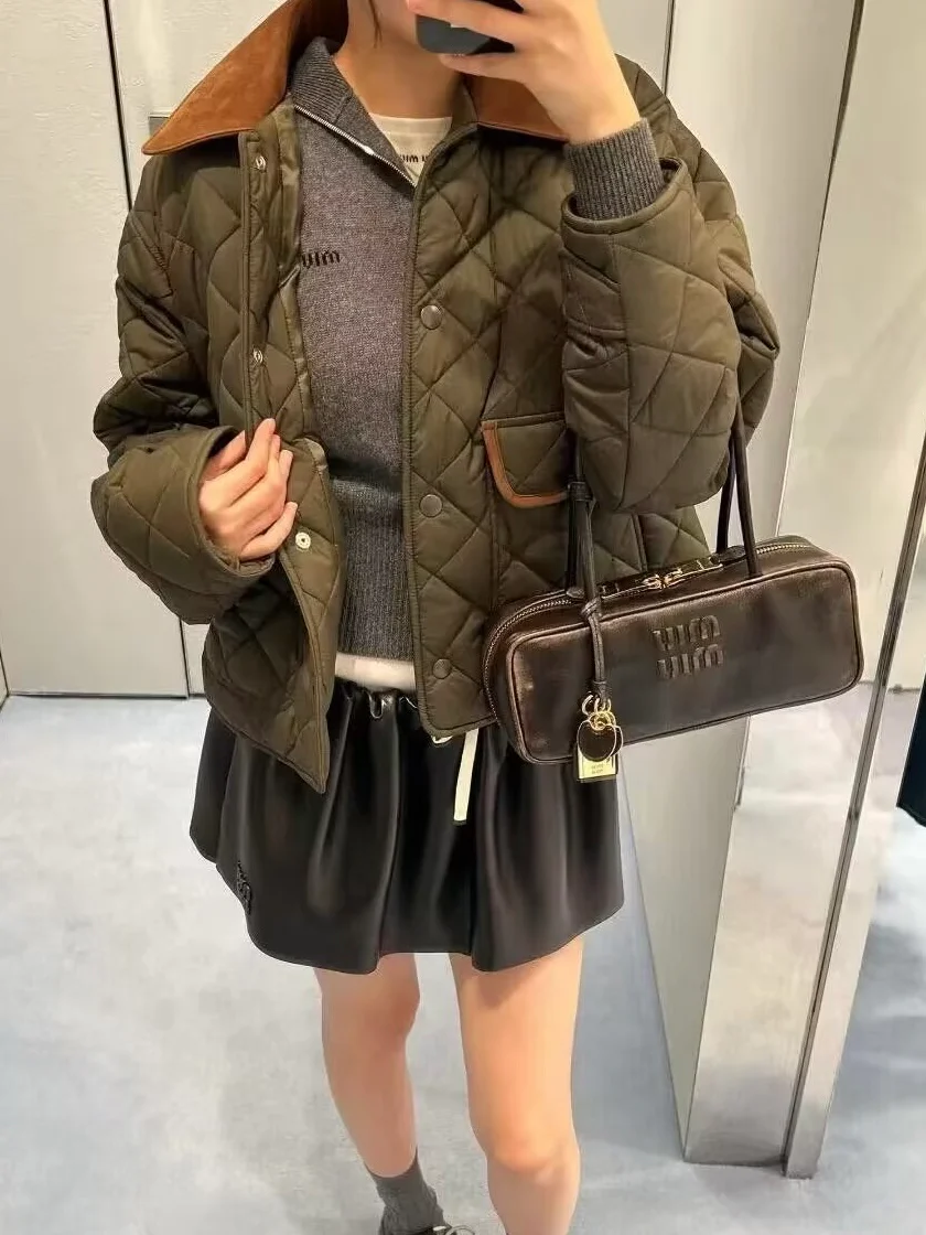 Miu Miu - Маленькая сумочка из овечьей кожи - Отделка под старину