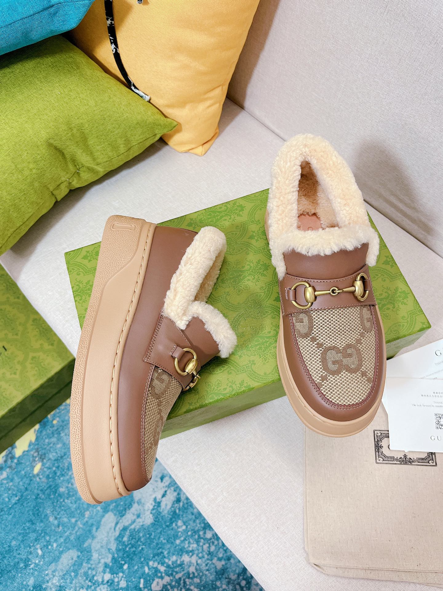 Gucci - Классические лоферы с монограммой 