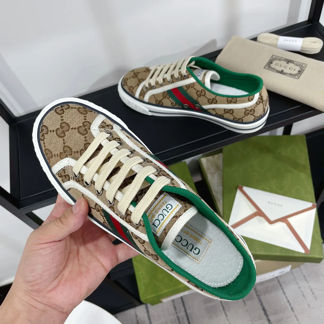 Gucci - Классический узор - Кроссовки - Кеды