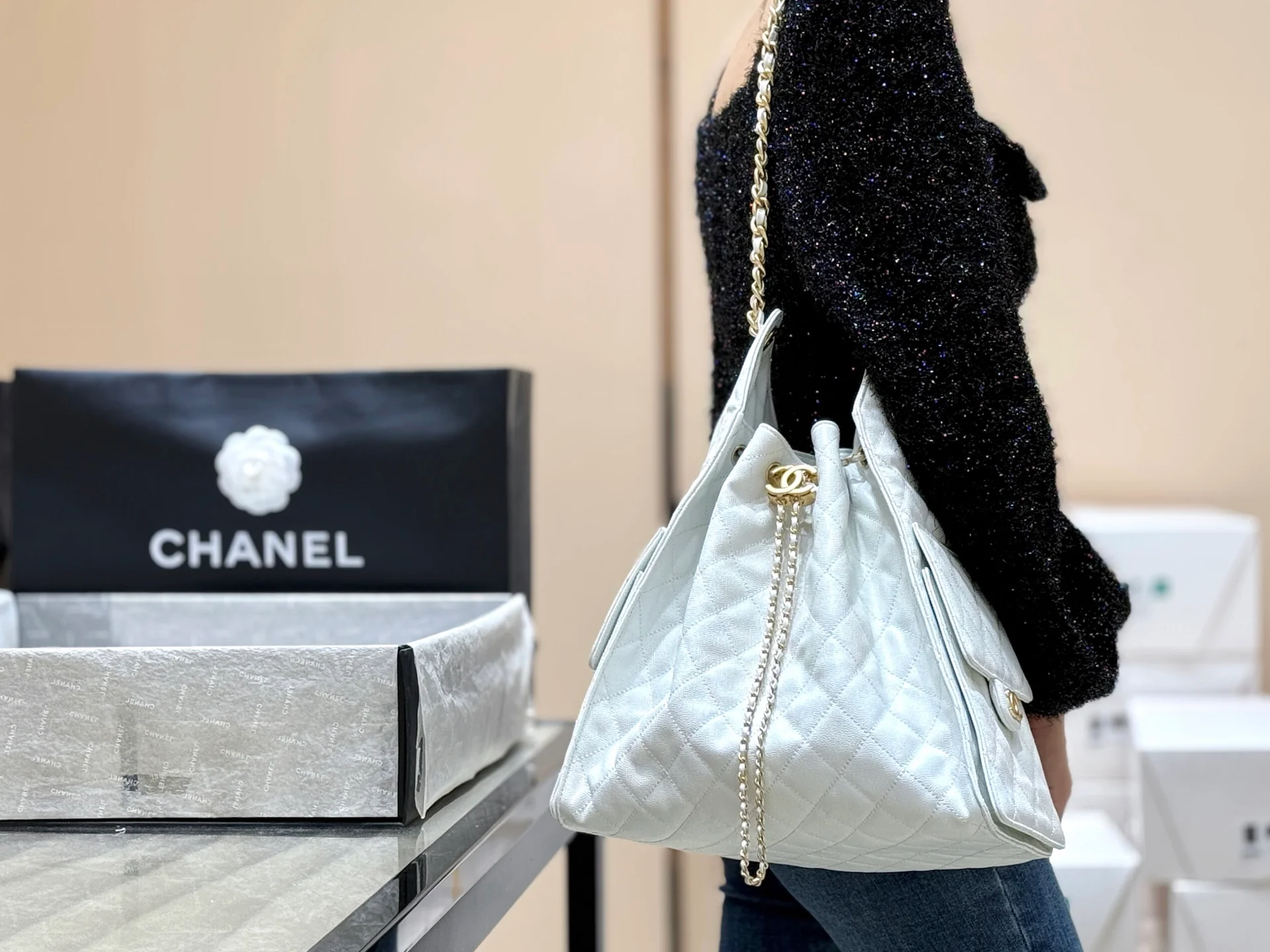Сумка Chanel 25s 25bag - белая