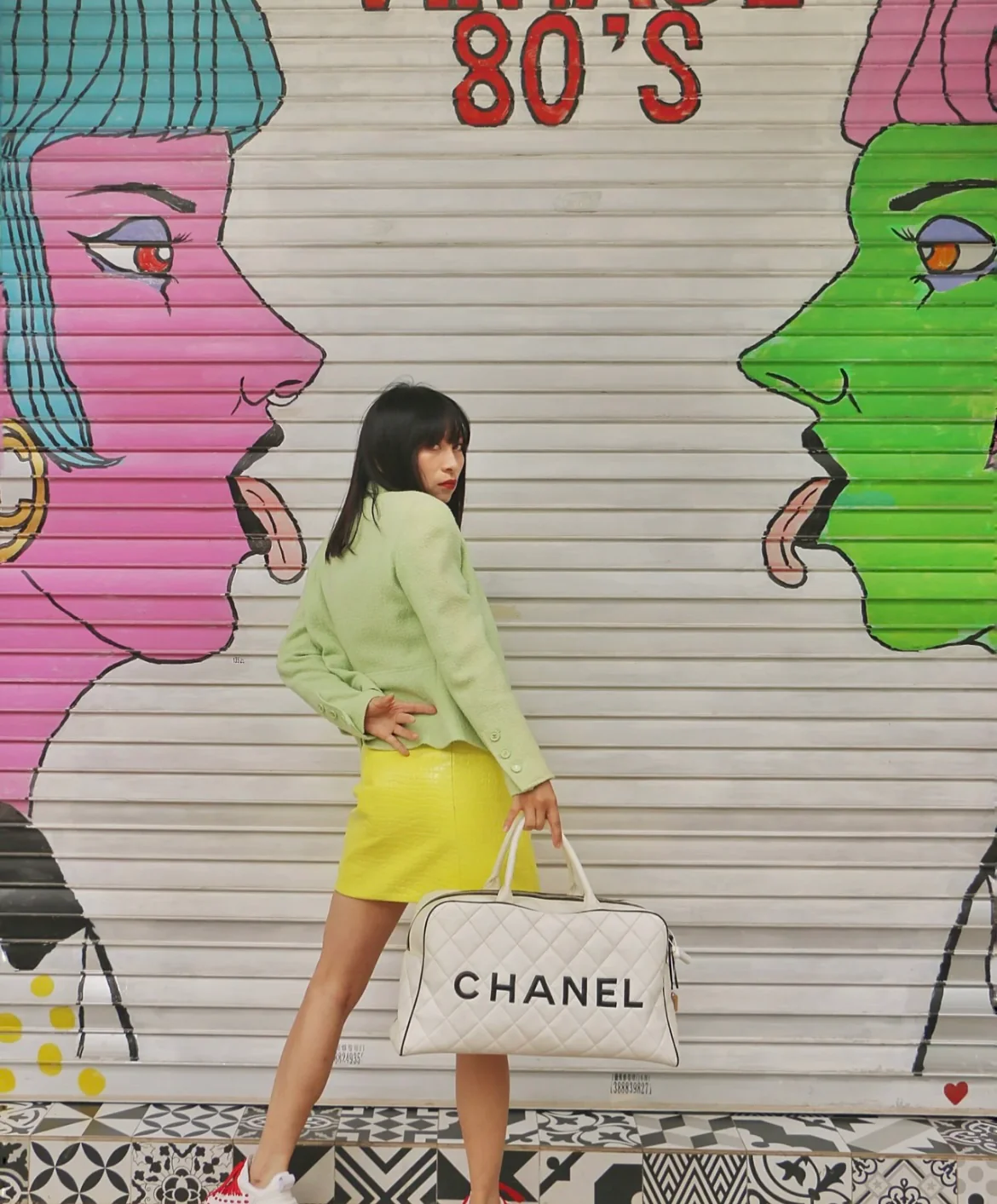 Сумка для переноски шаров для боулинга 25 пенсов - белая.