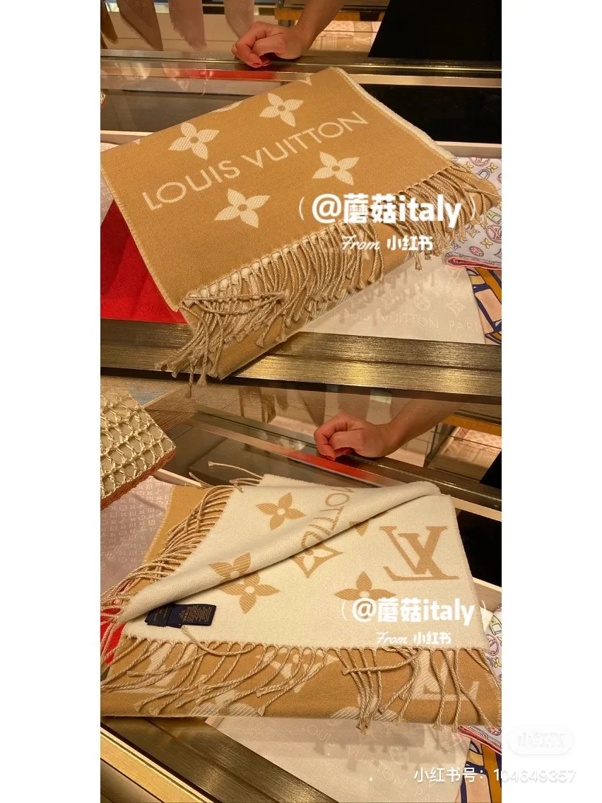 LV-100-Шерстяной-Незаменимый шарф-186-34 см-1