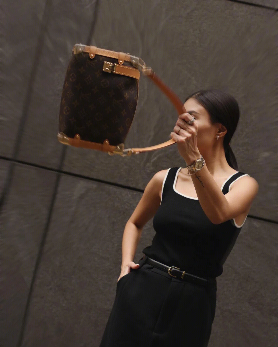 m46358-LV-side-trunk-mm-handbag/shoulder bag