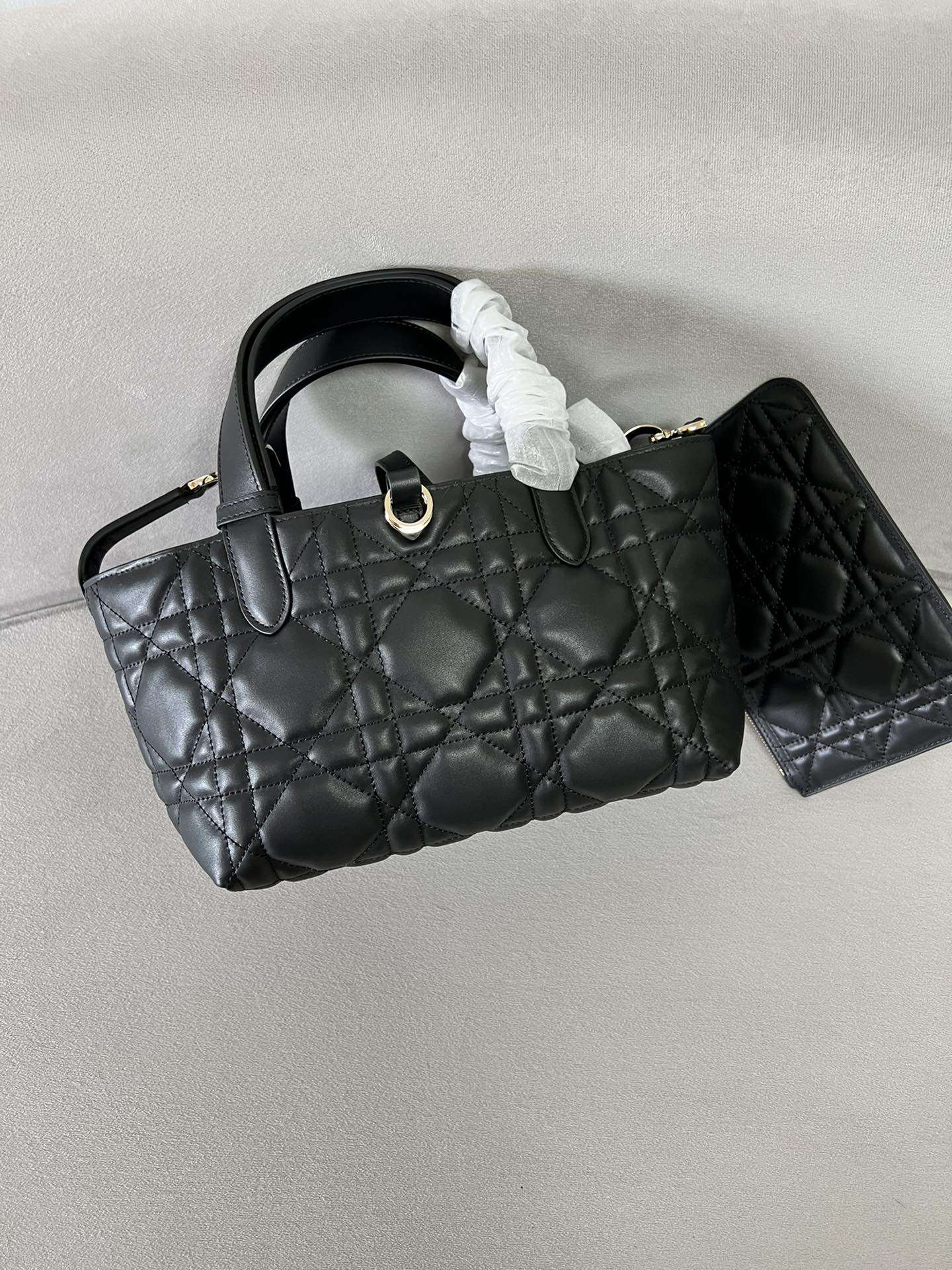 Dior Toujours Leather Small Black