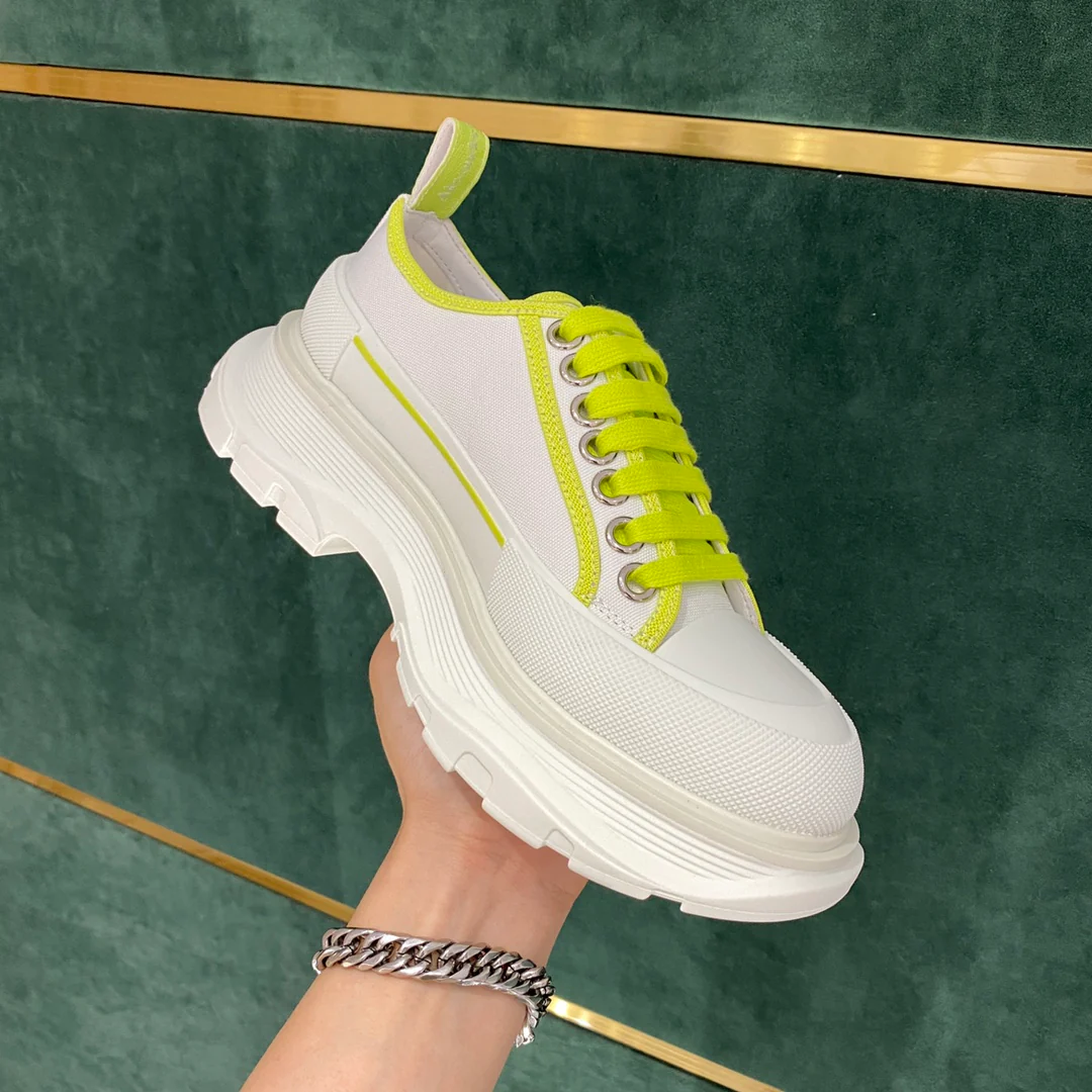 Парные туфли на платформе McQueen из парусины - 2 шт.