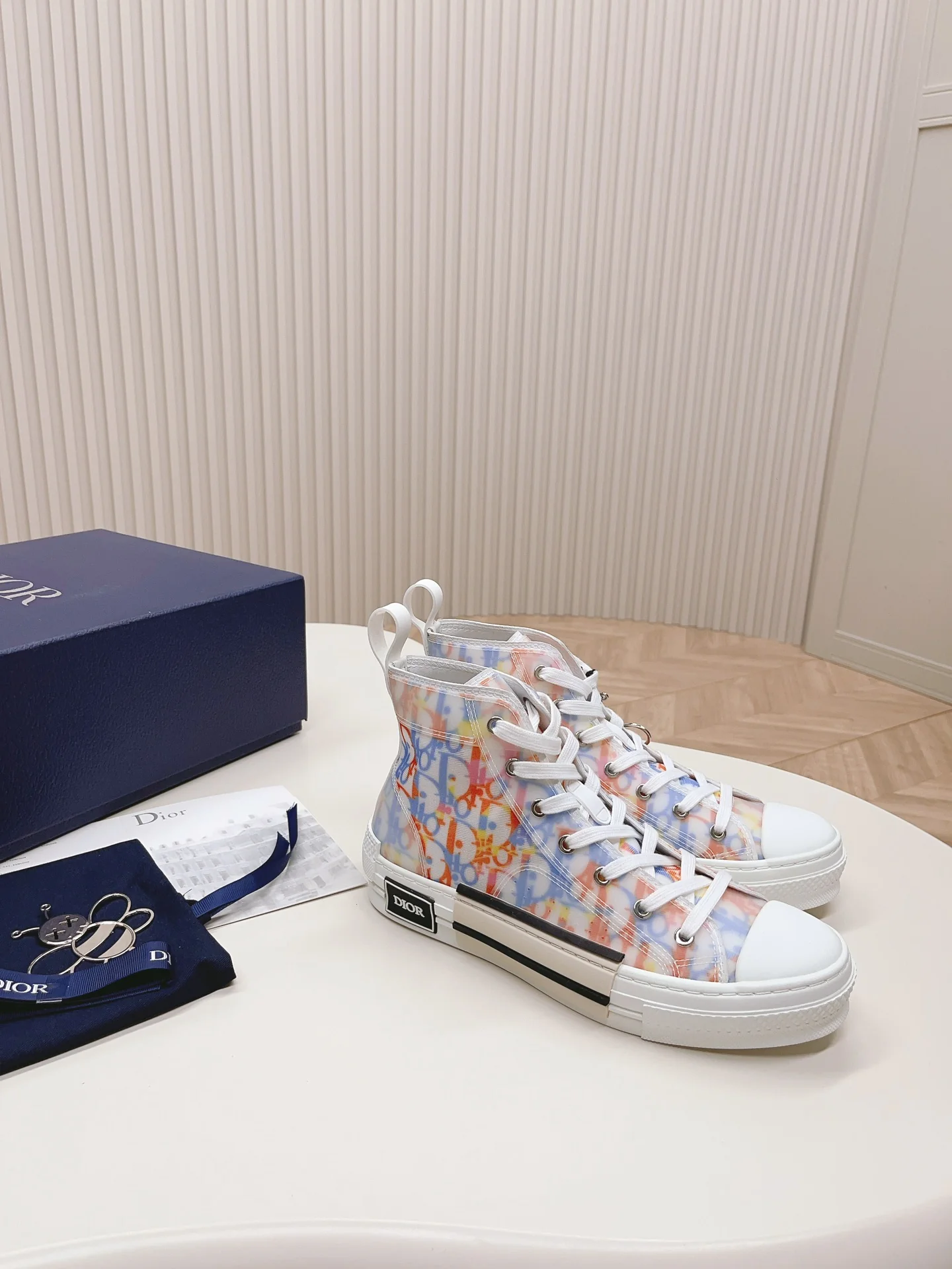 Высокие повседневные кроссовки Dior серии B23, унисекс, разные цвета.