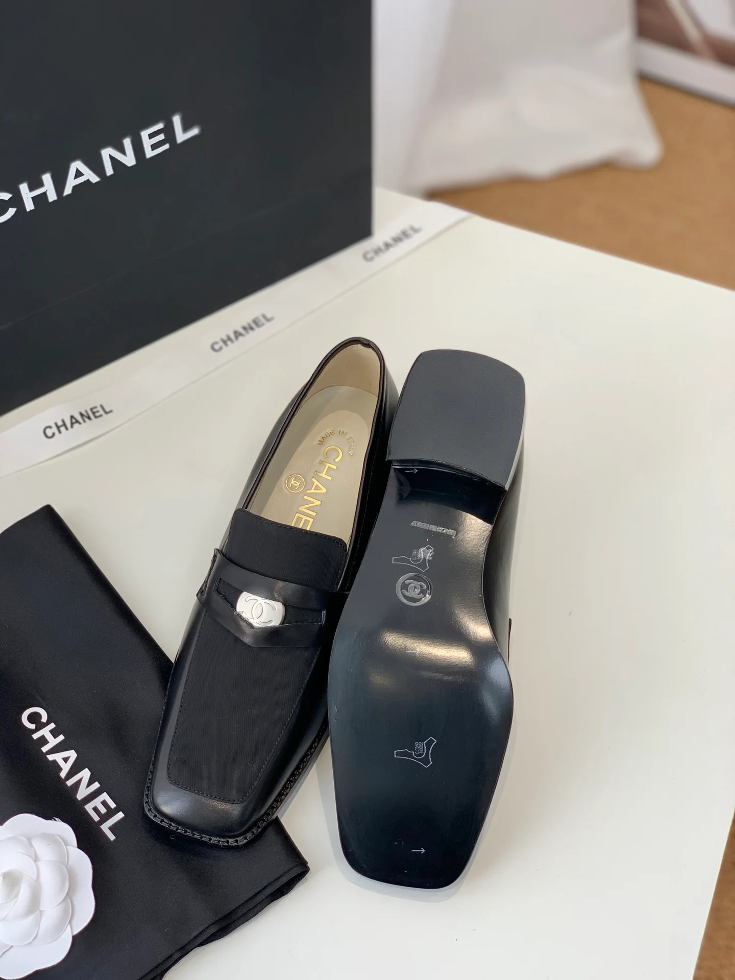 Chanel - Винтаж - Квадратный носок - Низкий каблук - 2