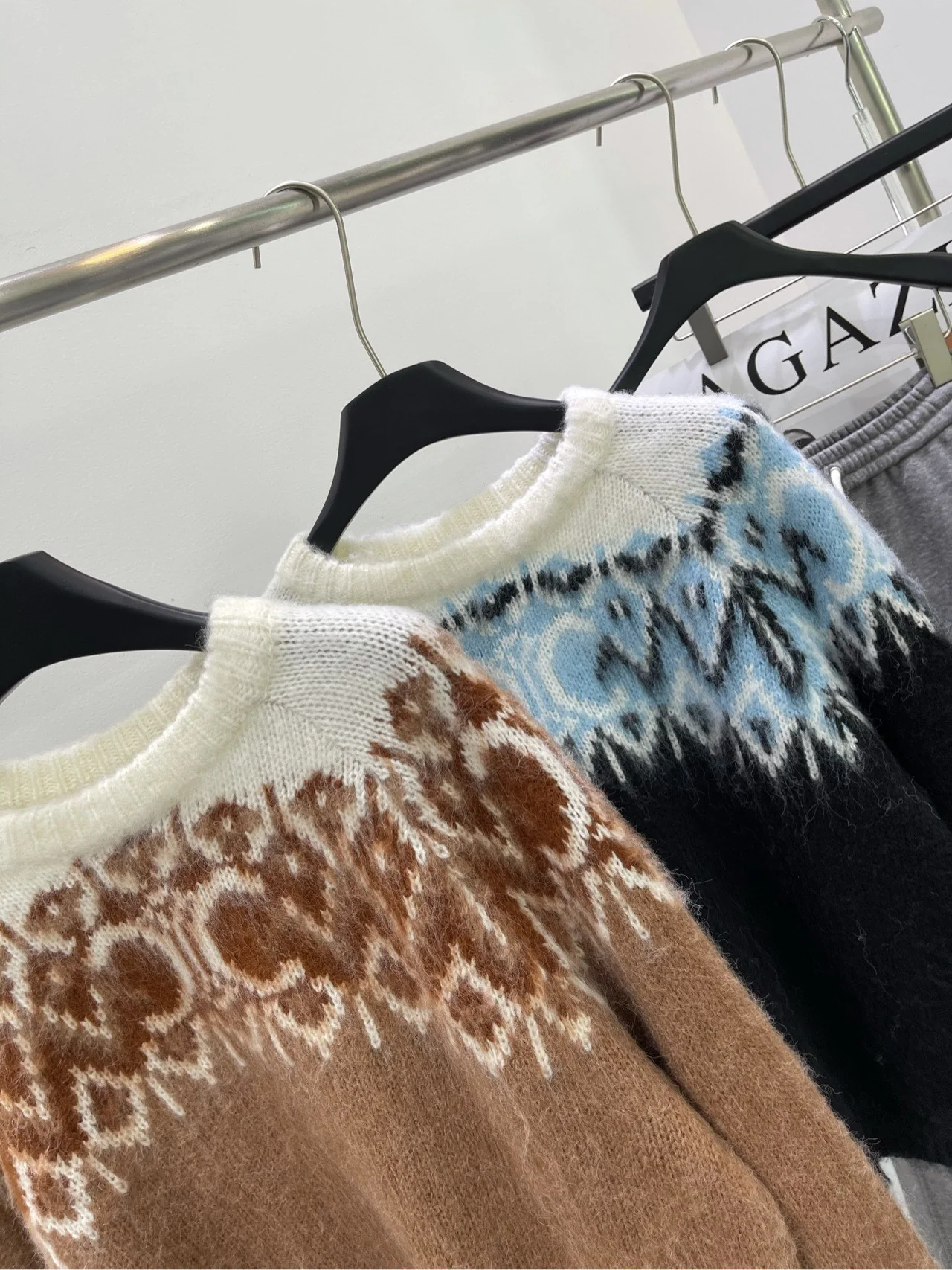 Свитер Celine-2403 Triumph из мохера с ромбовидным узором