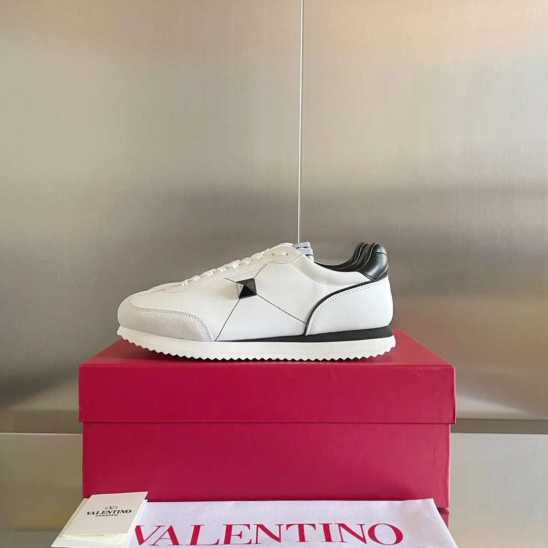 Спортивные повседневные туфли Valentino с заклепками - для пар - черная отделка