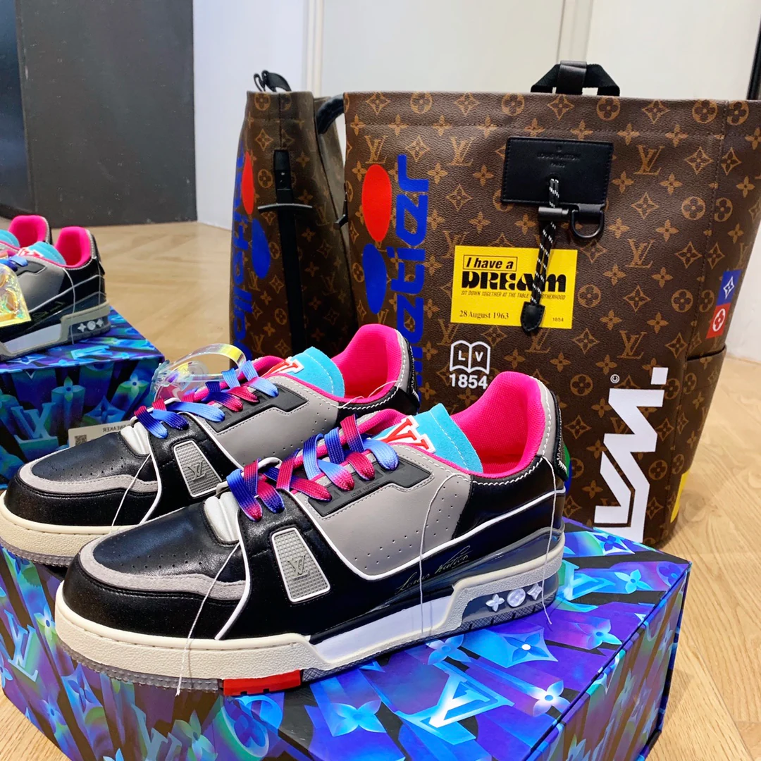 LV - Кожаные кроссовки - Повседневная обувь - Мужская