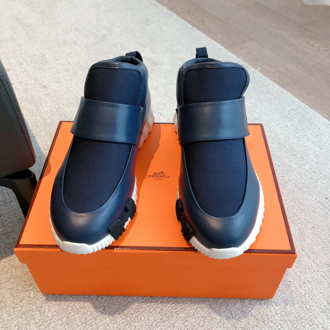 Новые кроссовки Hermes Giga 2023 года - унисекс - черные - 2