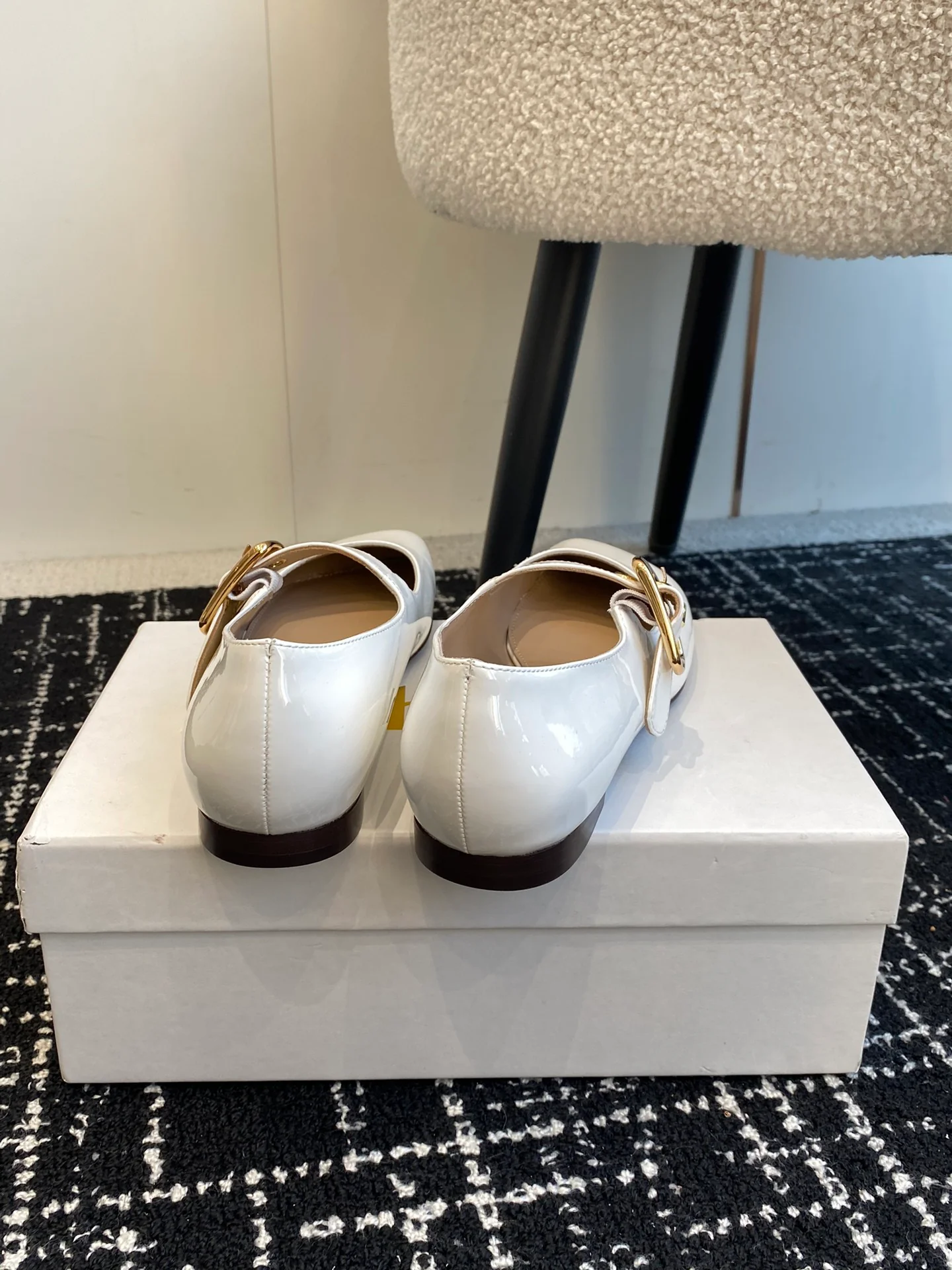 Туфли Мэри Джейн Chloe 2024 - белые