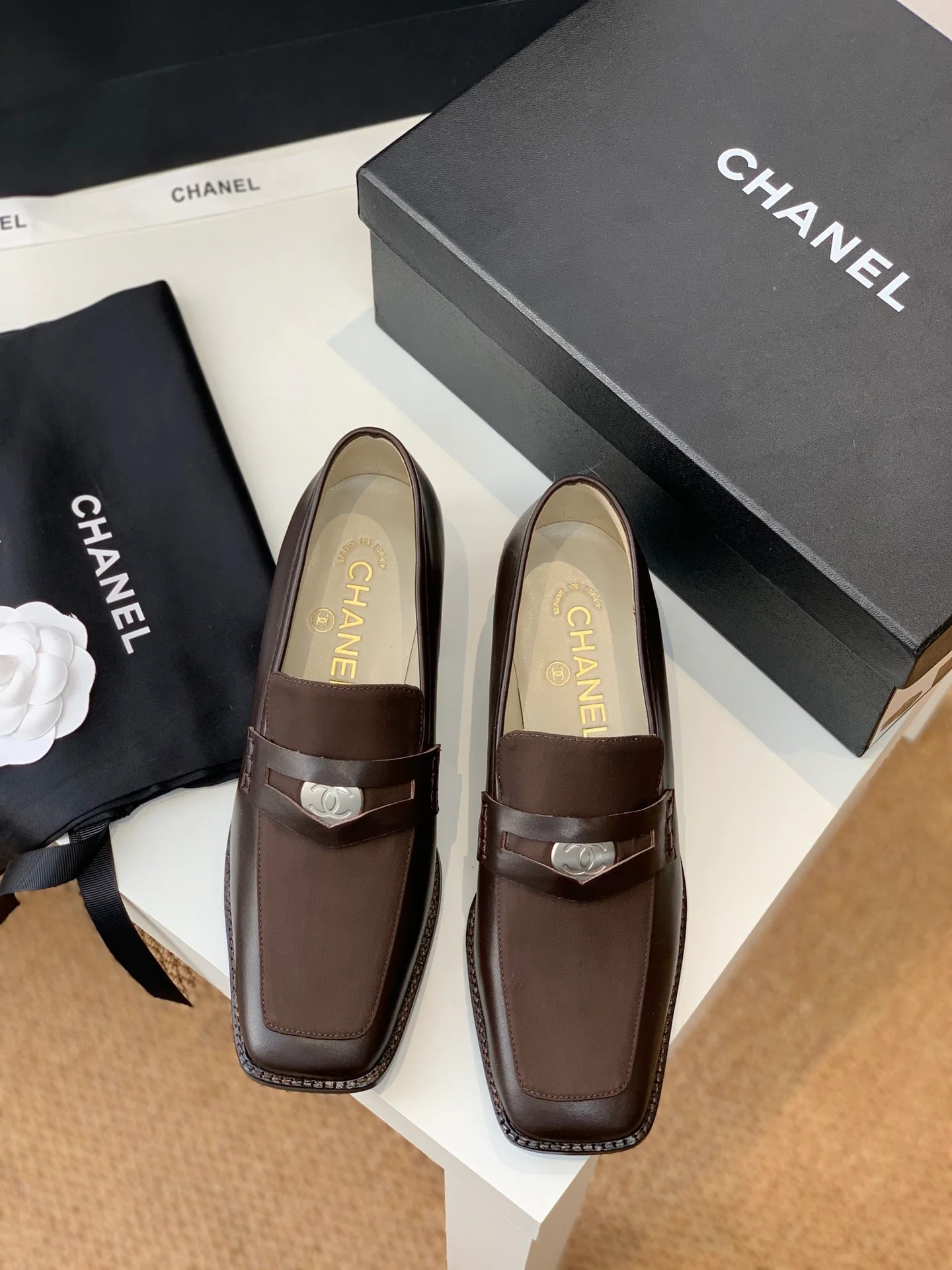 Chanel - Винтаж - Квадратный носок - Низкий каблук - 3