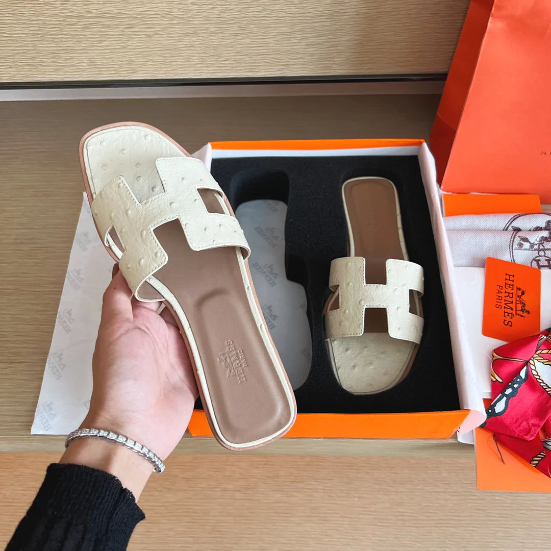 Сандалии Hermes-h Flat Sandals-3