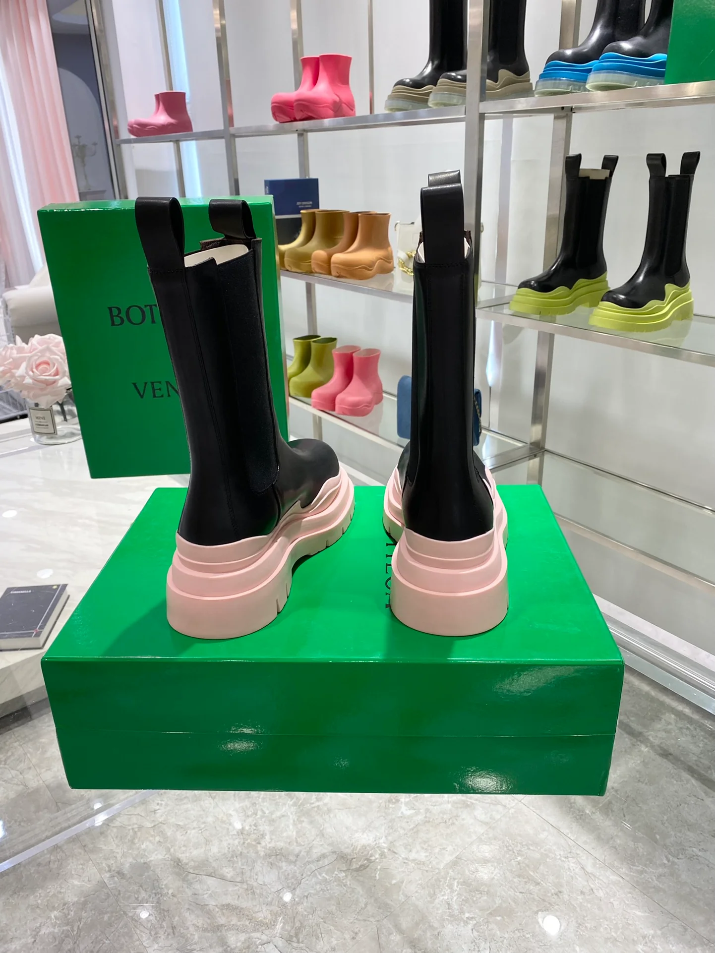 Обувь BV - BV - основа - до середины икры - ботинки Martin на платформе