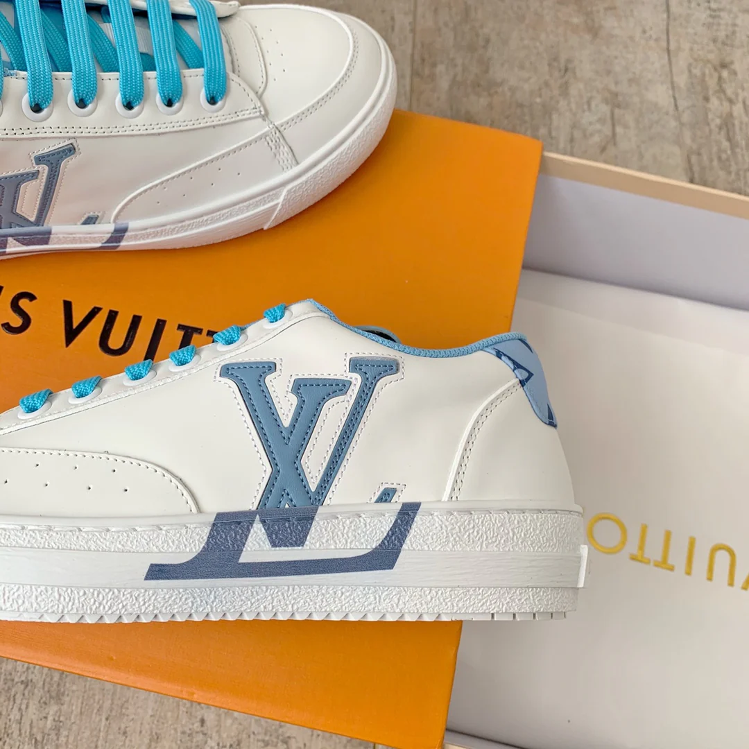 Кроссовки LV 2022 Must-Have - серия Charlie - белые и синие