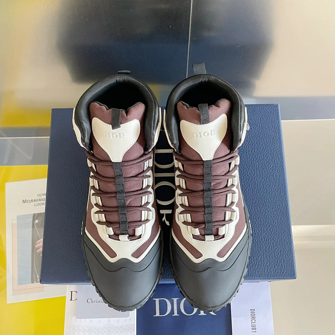 Кроссовки Dior Diorizon Series - Высокие кроссовки - Унисекс - Черно-коричневые