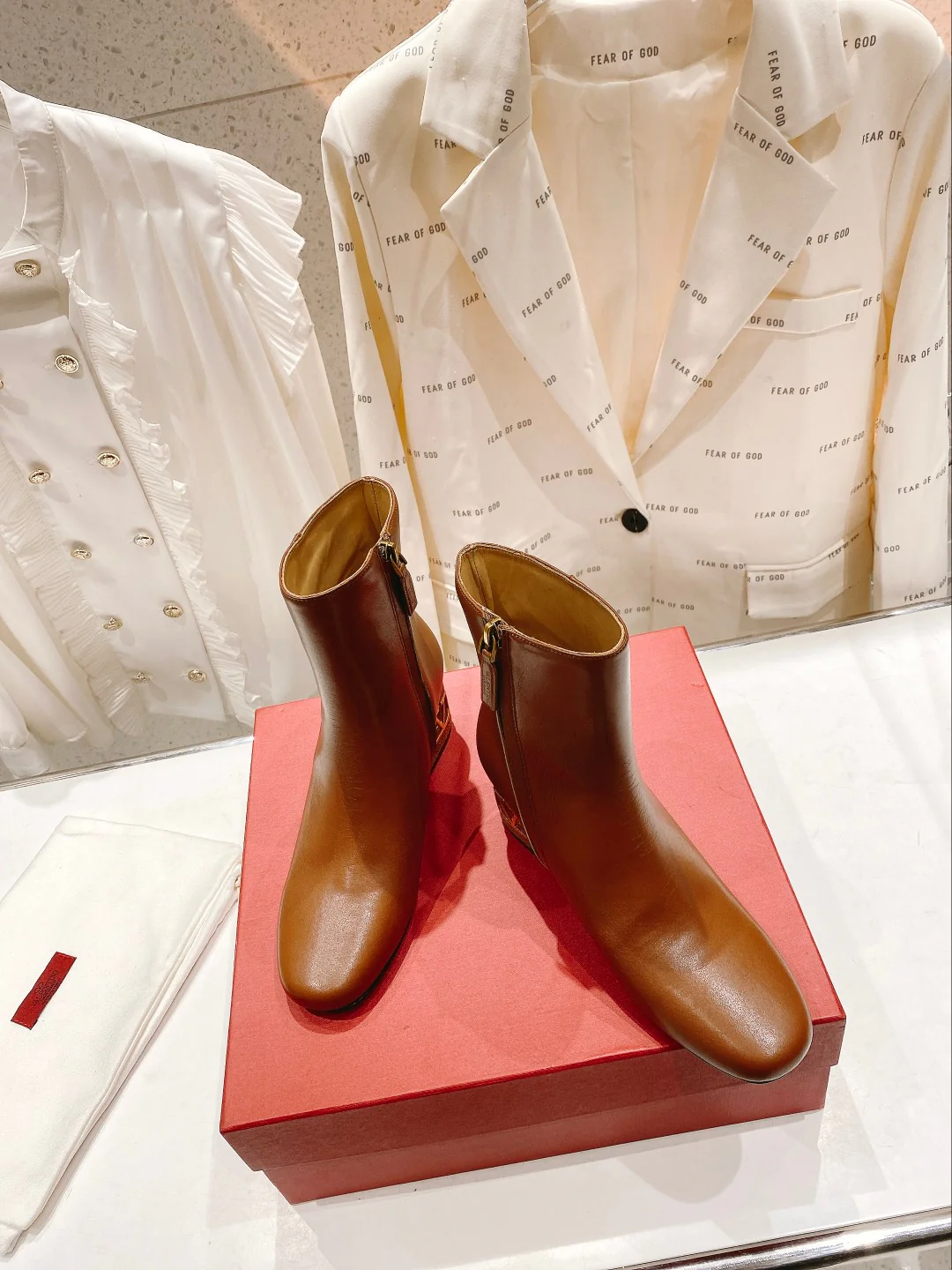 Valentino - Ботильоны - Верблюжий цвет