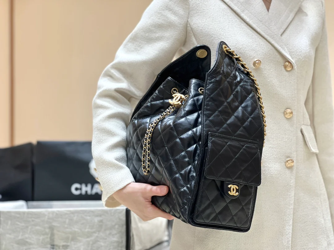 Сумка Chanel 25c 25bag на завязках, сумка-хобо большого размера