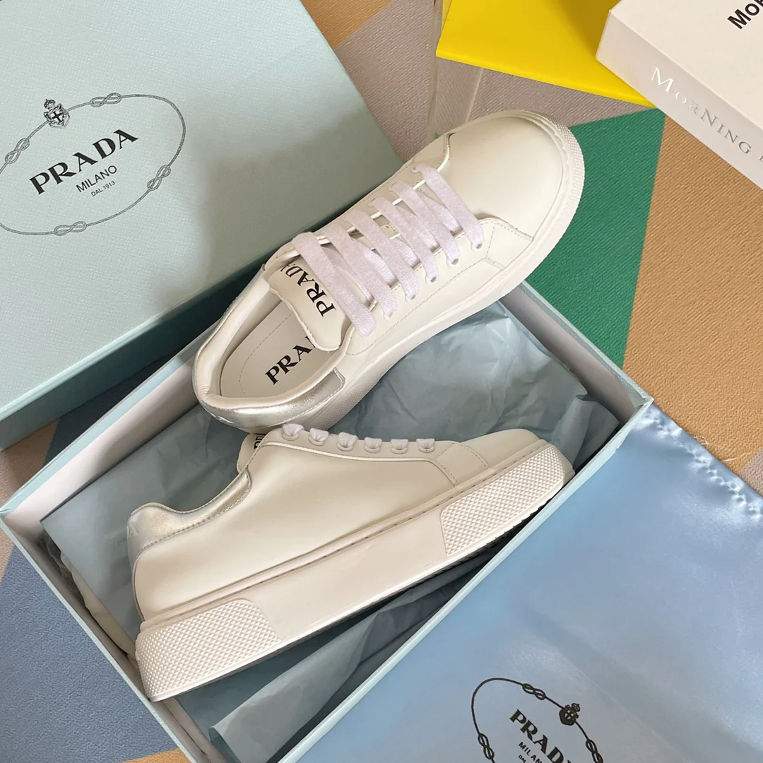 Prada - Новинки ранней весны 2022 года - Повседневные туфли на платформе - 5